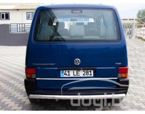 Защита заднего бампера MERKUL (труба) для Volkswagen Transporter T4